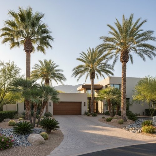 Palm Tree in Landscape